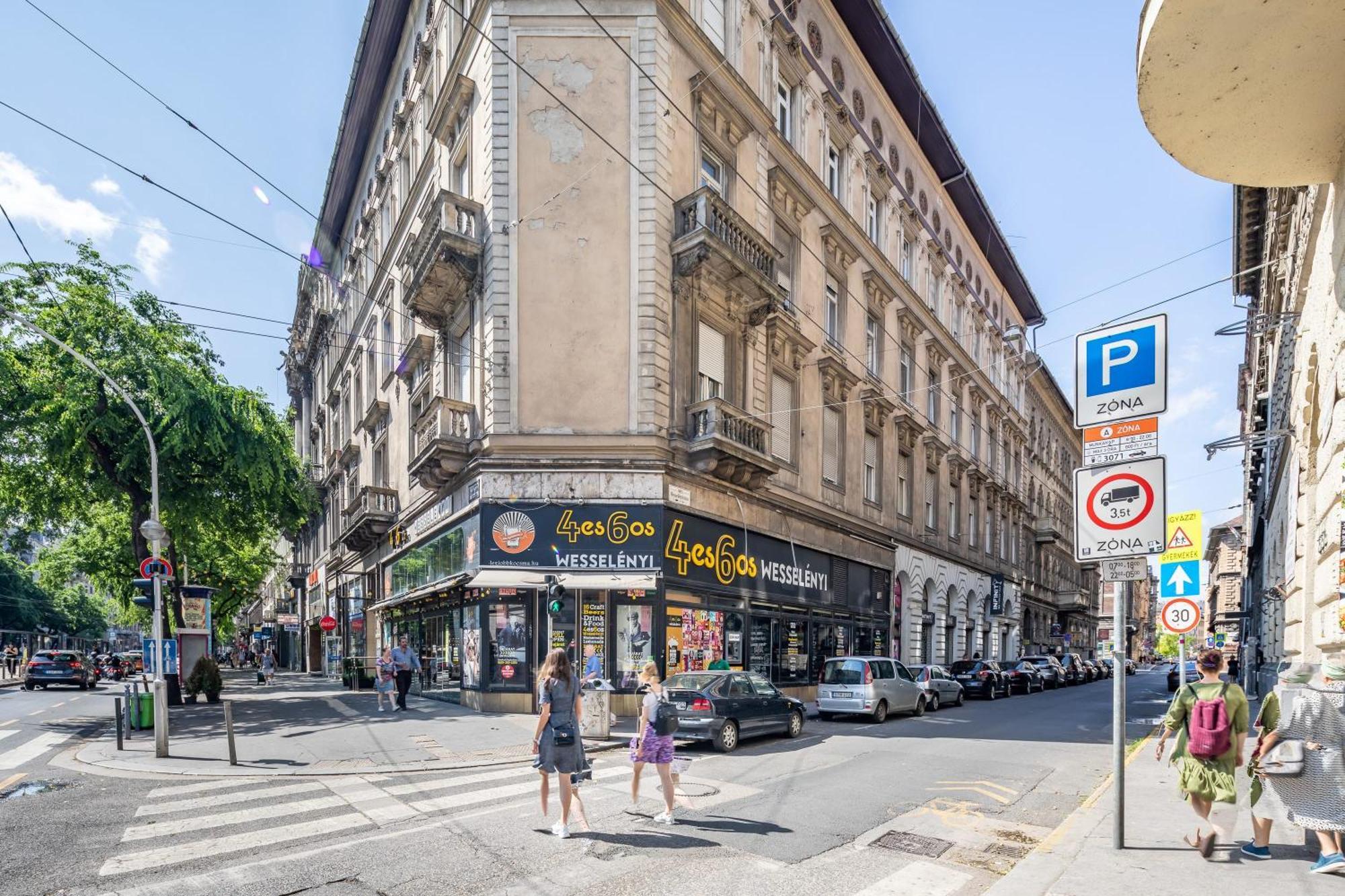 Very Central - Free Parking - Balcony Budapest Exterior photo